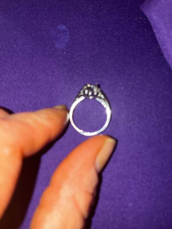 Charles & Colvard Jewelry - Mossianite Diamond Solitaire Engagement Ring in (R128)